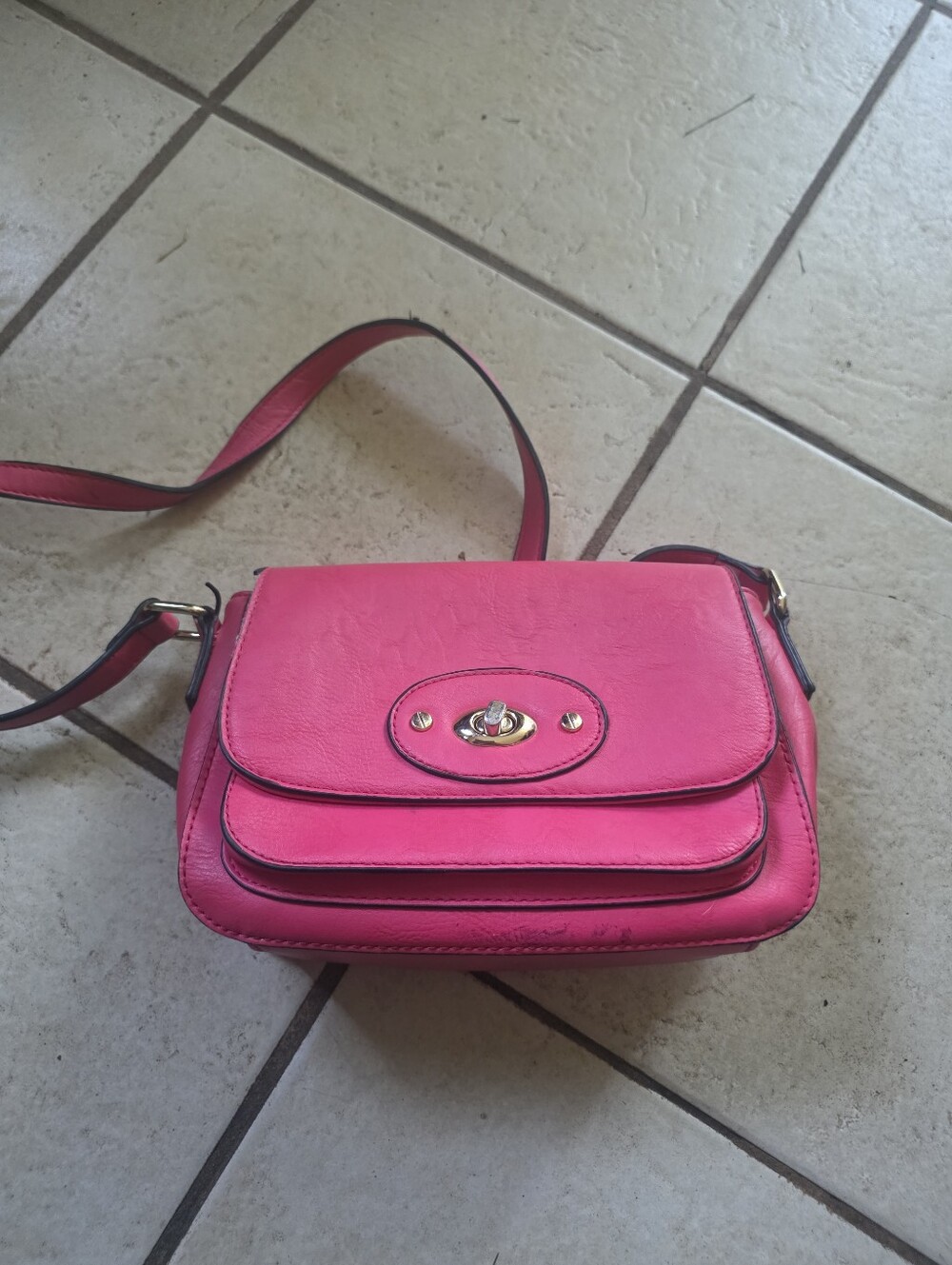 La Noelle Pink Crossbody Shoulder Handbag